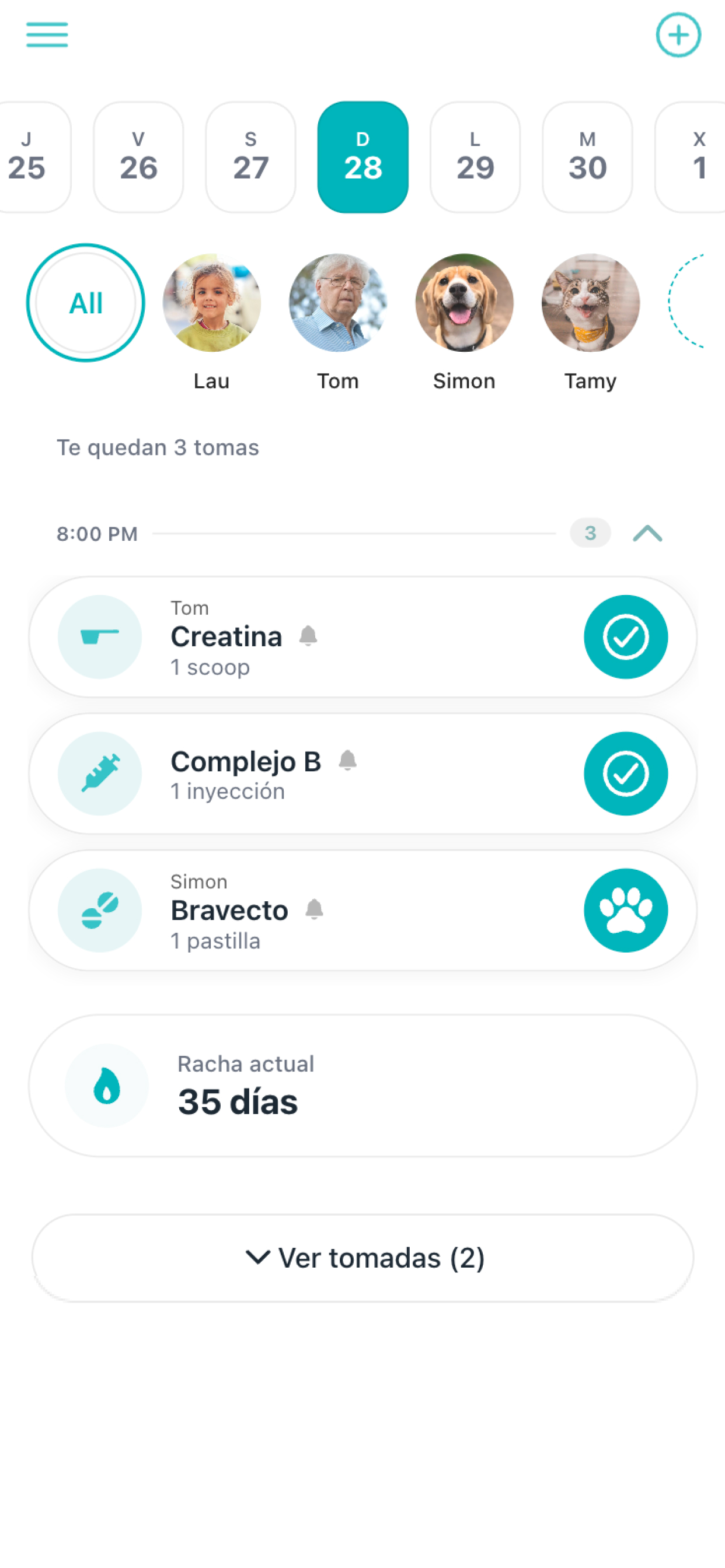 Vista de NutriPill